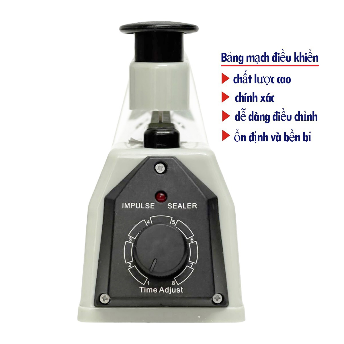 Máy ép miệng túi 400x3mm vỏ nhựa ABS