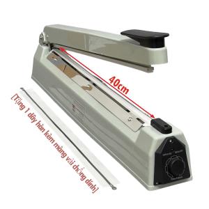 Máy hàn miệng túi dập tay 400x3mm  Ruixiang PFS-400 vỏ nhựa ABS cao cấp