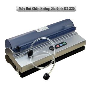 Máy hút chân không tự động Ruixiang DZ-320, thiết kế hộp đựng túi cuộn kèm dao cắt tiện lợi dễ sử dụng