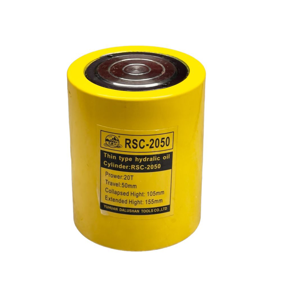 Kích thủy lực 1 chiều 20 tấn hành trình 50mm dalushan RSC-2050