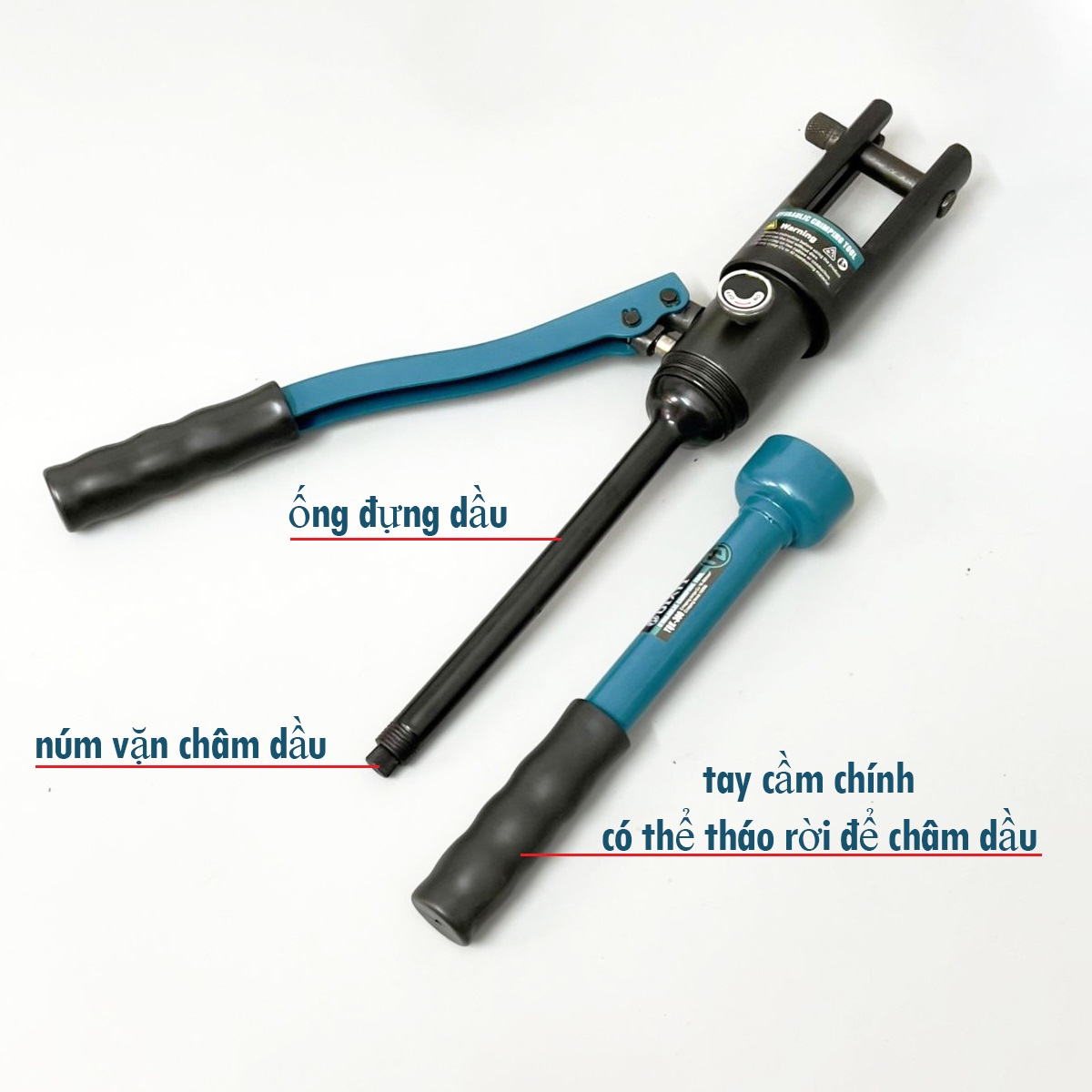 Kìm bấm cos thủy lực Qiati YQK-300