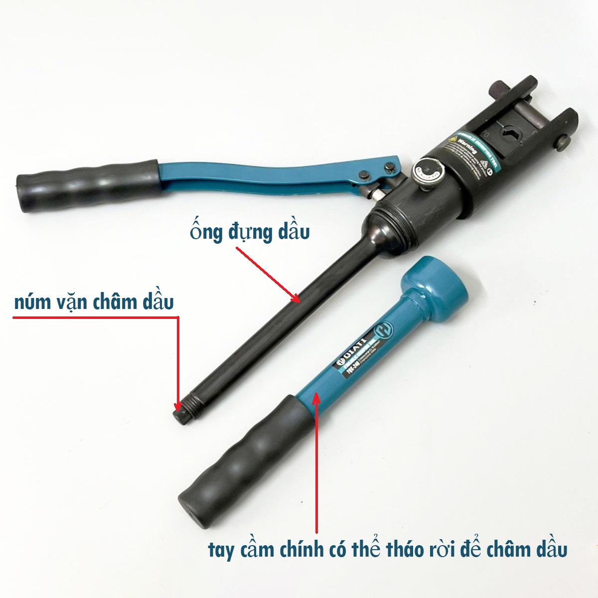 Kìm ép cos thủy lực Qiati YQK-240