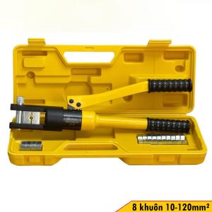 Kìm bấm cos thuỷ lực YQK120 - Kềm ép đầu cốt dây điện Dalushan TAD YQK-120 papatools