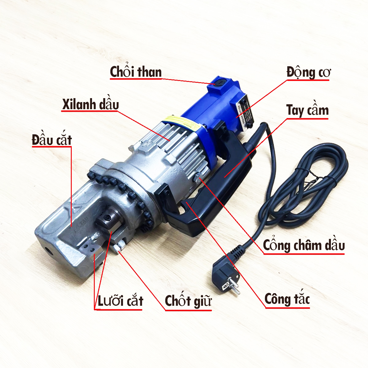 Máy cắt sắt thủy lực Dalushan TAD RC-22