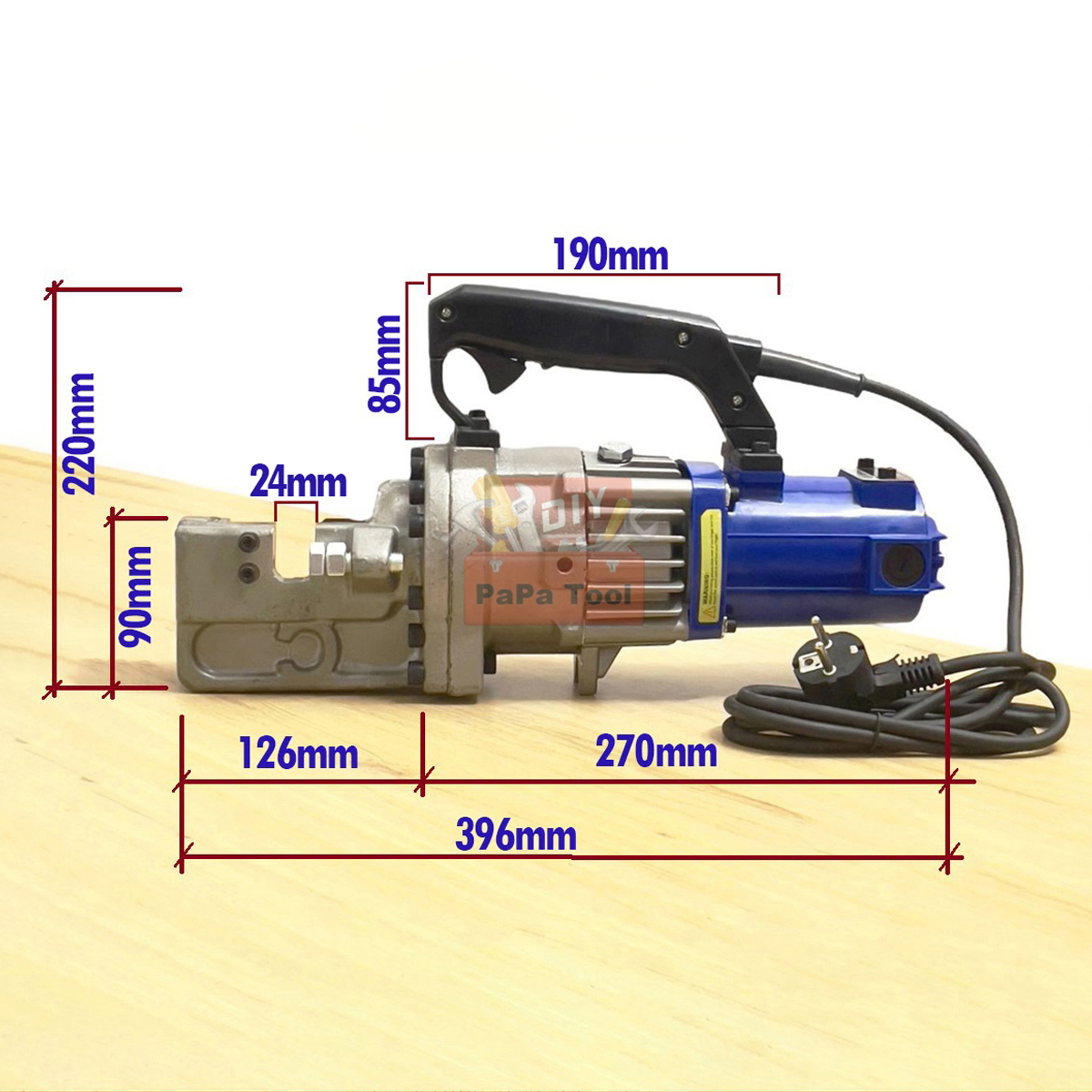 Máy cắt sắt thủy lực Dalushan TAD RC-22