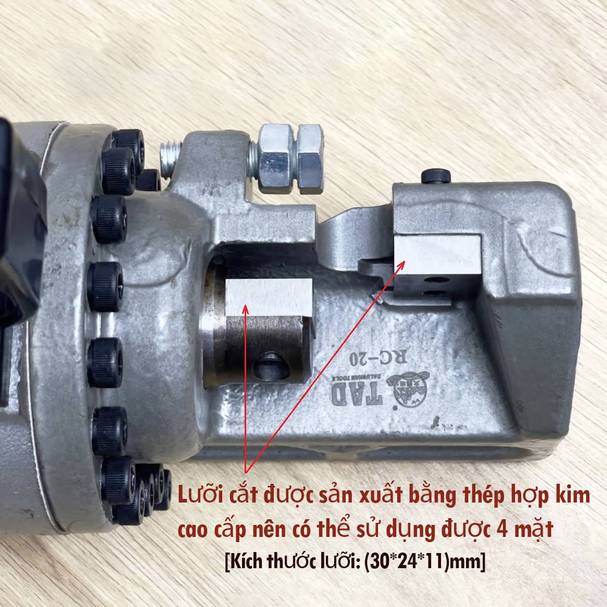 Máy cắt sắt thủy lực cầm tay Dalushan TAD RC-20