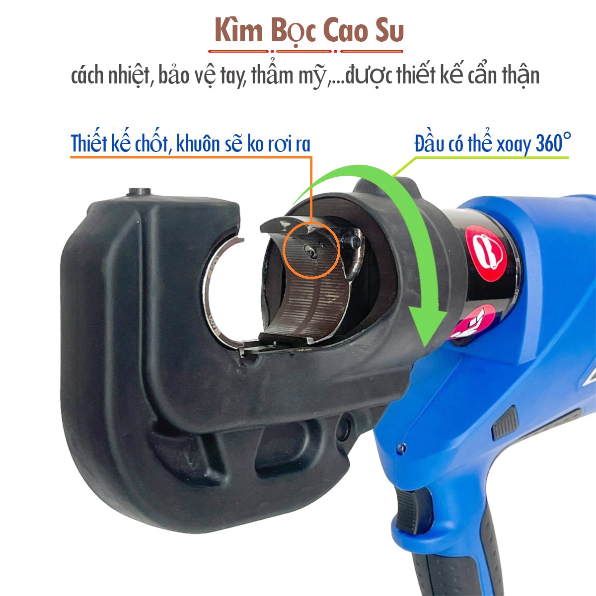 Máy ép cos dùng Pin TOT HM-400