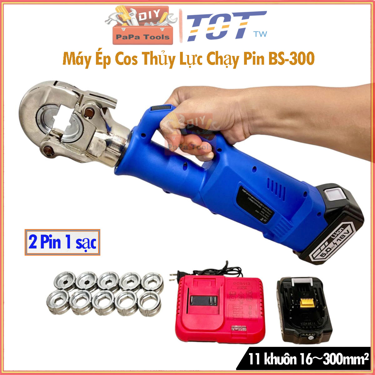 Máy ép cos pin BS-300